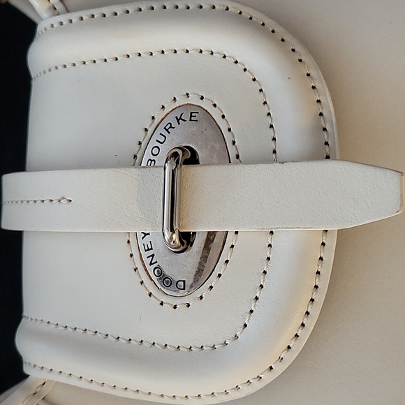 BRAND NEW Dooney&Bourke florentine white leather satchel handbag. - Picture 4 of 12